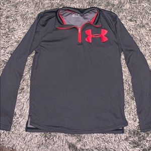Boys size Large under armour 1/4 zip up